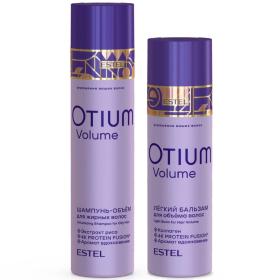 Estel Набор для объёма волос легкий бальзам 200 мл  шампунь для объема жирных волос 250 мл. фото