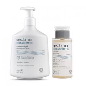 Sesderma Набор для ежедневного ухода гель очищающий увлажняющий 300 мл  тоник увлажняющий 200 мл. фото