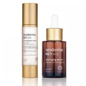 Sesderma Набор антивозрастной сыворотка 30 мл  крем-гель 50 мл. фото