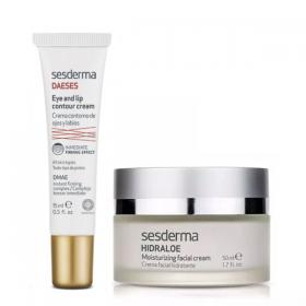 Sesderma Набор для ухода за кожей лица крем-контур вокруг глаз 15 мл  крем 50 мл. фото