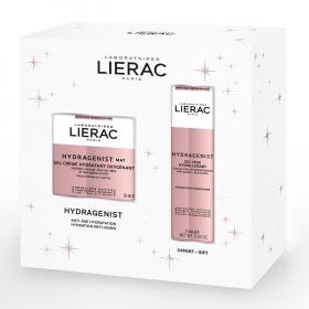 Lierac Подарочный набор гель-крем с эффектом матирования 50 мл  увлажняющий гель для области вокруг глаз 15 мл. фото