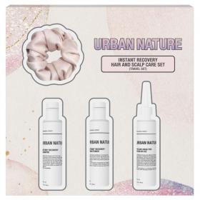 Urban Nature Подарочный набор для ухода за волосами и кожей головы Мгновенное восстановление, travel-формат. фото