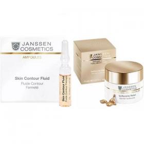 Janssen Cosmetics Набор Anti-age сыворотка с пептидами 3х2 мл  капсулы 10 шт. фото