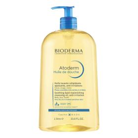 Bioderma Набор для комплексного ухода масло для душа, 1 л  очищающий гель, 200 мл. фото