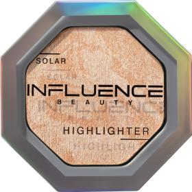 INFLUENCE beauty Хайлайтер Solar с сияющими частицами, золотой, 4,8 г. фото
