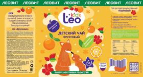 Леовит Детский гранулированныйфруктовый чай 6 мес,200г. фото