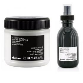 Davines Набор для красоты волос кондиционер 250 мл  молочко 135 мл. фото