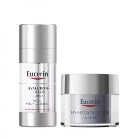 Eucerin Набор для ночного ухода ночной крем 50 мл  ночной эксфолиант-сыворотка 30 мл. фото