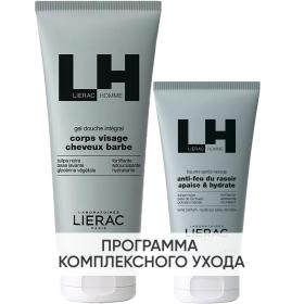 Lierac Программа Homme очищение и основной уход гель для душа 200 мл  бальзам после бритья 75 мл. фото