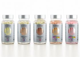 Elemax Детский комплекс Omega-3 Kids с витаминами Е и Д и вкусом апельсина, 90 жевательных капсул. фото