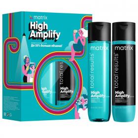 Matrix Набор High Amplify для экстра объема шампунь 300 мл  кондиционер 300 мл. фото