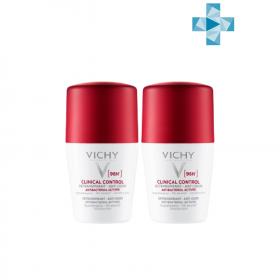 Vichy Набор шариковый дезодорант Clinical Control 96 часов, 2 шт х 50 мл. фото