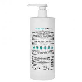Aravia Professional Шампунь для придания объема тонким и склонным к жирности волосам Volume Pure Shampoo, 1000 мл. фото
