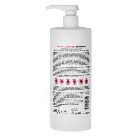 Aravia Professional Шампунь глубокой очистки для подготовки к профессиональным процедурам Extra Clarifying Shampoo, 1000 мл. фото