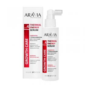 Aravia Professional Сыворотка с термоэффектом для стимуляции роста волос Thermal Energy Serum, 150 мл. фото