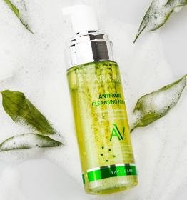 Aravia Laboratories Пенка для умывания с коллоидной серой и экстрактом женьшеня Anti-Acne Cleansing Foam, 150 мл. фото