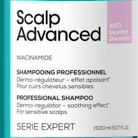 Loreal Professionnel Шампунь Scalp Advanced регулирующий баланс чувствительной кожи головы, 1500 мл. фото