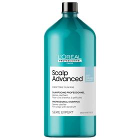 Loreal Professionnel Шампунь Scalp Advanced против перхоти для всех типов волос, 1500 мл. фото