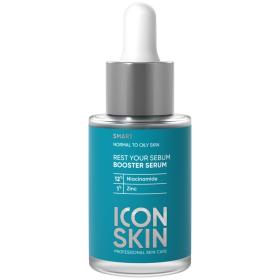 Icon Skin Себорегулирующая сыворотка-концентрат с ниацинамидом Rest Your Sebum, 30 мл. фото