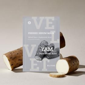 Blithe Тканевая маска увлажняющая Бархатный Ямс  Blithe Pressed Serum Mask Velvet Yam  Hyaluronic Acid, 22 г. фото