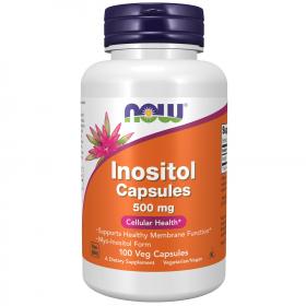 Now Foods Инозитол 500 мг, 100 капсул х 820 мг. фото