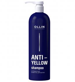Ollin Professional Антижелтый шампунь для волос Anti-Yellow Shampoo, 500 мл. фото