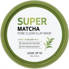 Some By Mi Очищающая глиняная маска с экстрактом чая матча Pore Clean Clay Mask, 100 г. фото