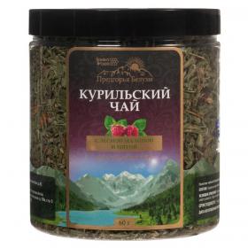 Предгорья Белухи Курильский черный чай с лесной малиной и мятой, 60 г. фото