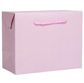 Подарочная упаковка Пакет-коробка Розовый 23  18  11 см. фото