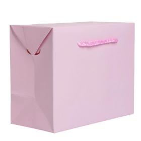 Подарочная упаковка Пакет-коробка Розовый 23  18  11 см. фото