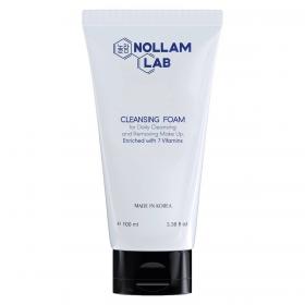 Nollam Lab Пенка для ежедневного очищения и снятия макияжа, обогащенная 7 витаминами, 100 мл. фото