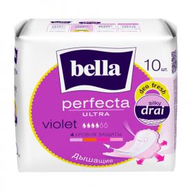 Bella Ультратонкие прокладки Perfecta Ultra Violet Deo Fresh, 10 шт. фото