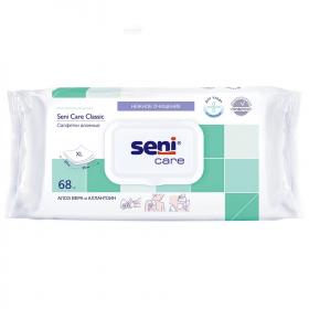 Seni Влажные салфетки Classic для чувствительной кожи 25х20 см, 68 шт. фото