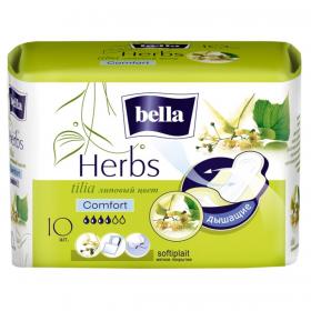 Bella Прокладки с экстрактом липового цвета Herbs Tilia Comfort, 10 шт. фото