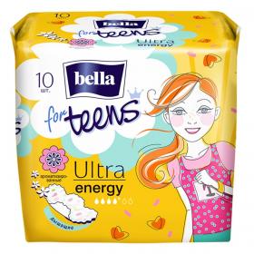 Bella Супертонкие ароматизированные прокладки для подростков Ultra Energy, 10 шт. фото