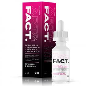 ArtFact Сыворотка- пилинг для лица с гликолевой кислотой 15, глюконолактоном 3, молочной кислотой 3 и салициловой кислотой  2, 30 мл. фото