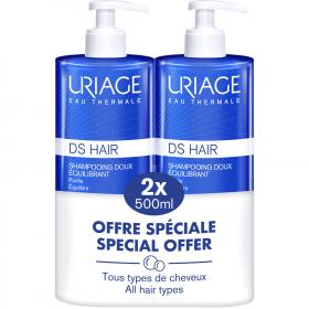 Uriage Набор мягкий балансирующий шампунь DS 500 мл х 2 шт. фото