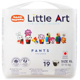 Little Art Детские трусики-подгузники Малышарики размер XL 12-15 кг, 19 шт. фото