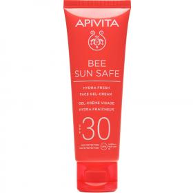 Apivita Солнцезащитный свежий увлажняющий гель-крем для лица SPF 30, 50 мл. фото