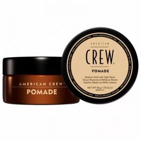 American Crew Помада c высоким уровнем блеска и средней фиксации для укладки волос Pomade, 50 г. фото