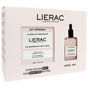 Lierac Подарочный набор лифт интеграль день восстанавливающий ночной крем-лифтинг для лица 50 мл  сыворотка-лифтинг для лица 15 мл. фото