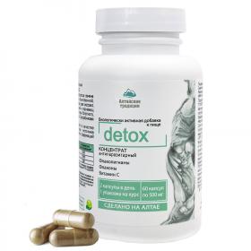 Алтайские традиции Концентрат антипаразитарный Detox, 60 капсул х 500 мг. фото