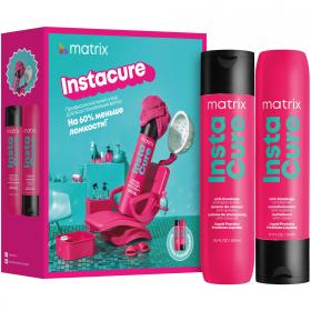 Matrix Набор Instacure для восстановления волос шампунь 300 мл  кондиционер 300 мл. фото