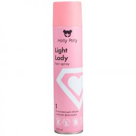 Holly Polly Лак для волос Light Lady Естественный объем и легкая фиксация, 250 мл. фото