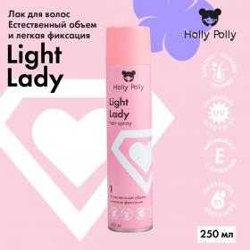  Лак для волос Light Lady Естественный объем и легкая фиксация, 250 мл. фото