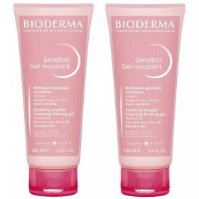 Bioderma Мицеллярный гель для чувствительной кожи, 2 х 100 мл. фото