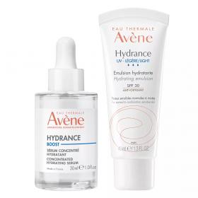 Avene Набор увлажняющая сыворотка 30 мл  эмульсия SPF30 40 мл. фото