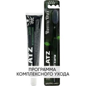 Klatz Программа Brutal Only очищение зубная паста Дикий можжевельник 75 мл  зубная щетка. фото