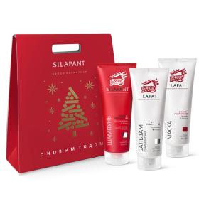 Silapant Подарочный набор для волос шампунь 250 мл  бальзам 250 мл  маска 250 мл. фото