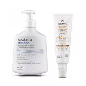 Sesderma Набор Мягкое очищение и защита кожи, 2 средства. фото